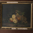 Still Life With Apples And Grapes Oil Painting - elsie green - Art