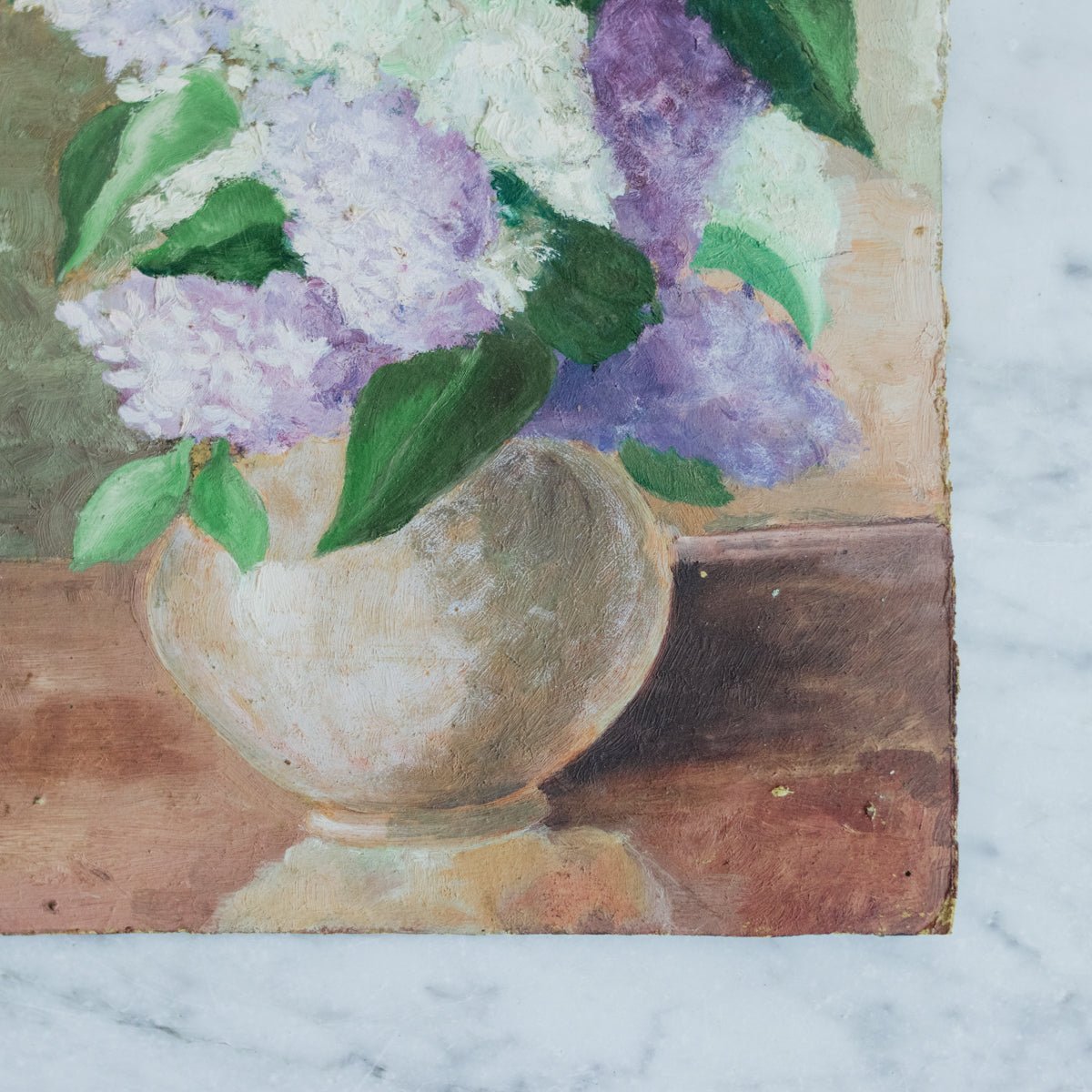 Still Life with Citrus Double Sided Oil Painting - elsie green - art