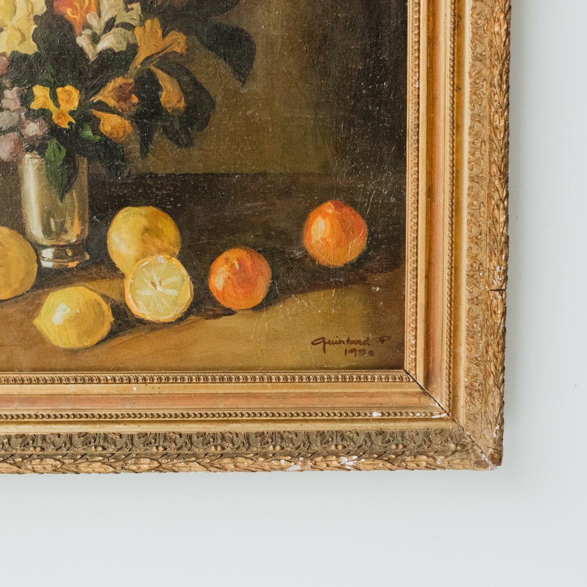 Still Life with Citrus Oil Painting - elsie green - art