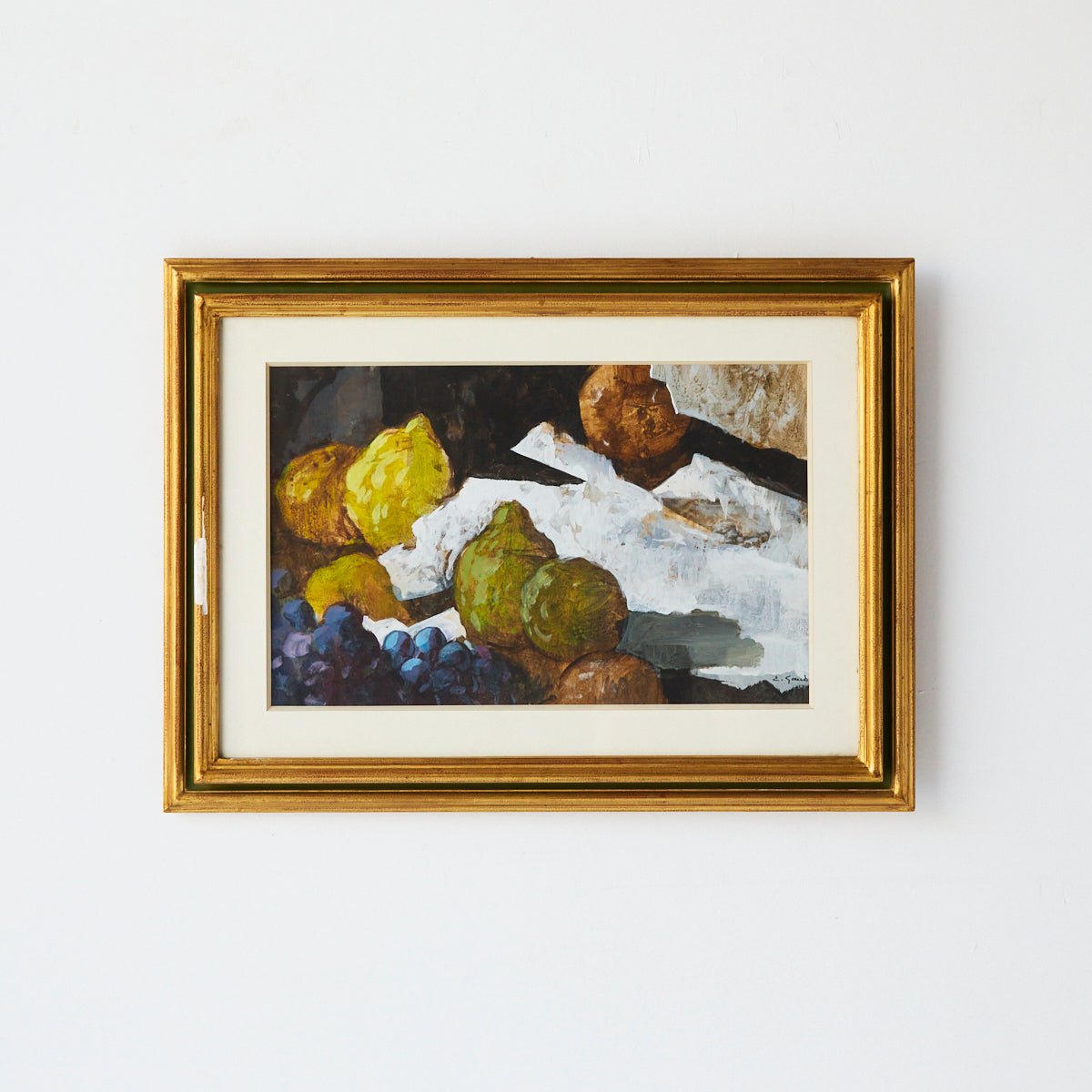 Still Life with Citrus Watercolor Painting - elsie green - art