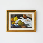 Still Life with Citrus Watercolor Painting - elsie green - art