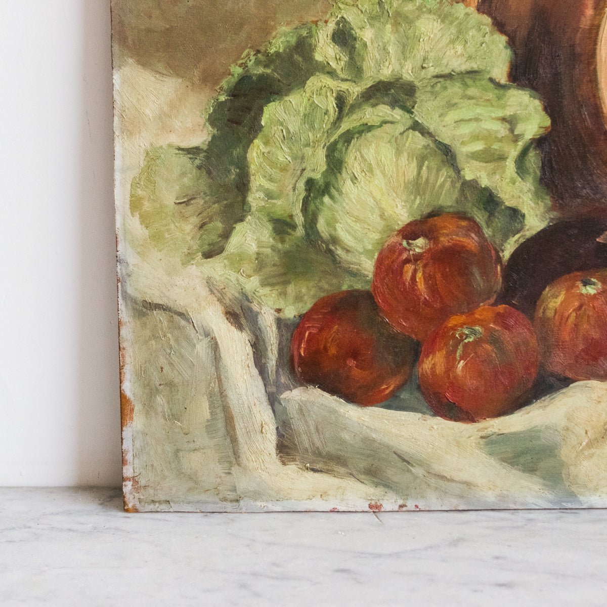 Still Life with Copper Jam Pot Oil Painting - elsie green - art