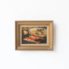 Still Life with Fish and Oysters Oil Painting - elsie green - art