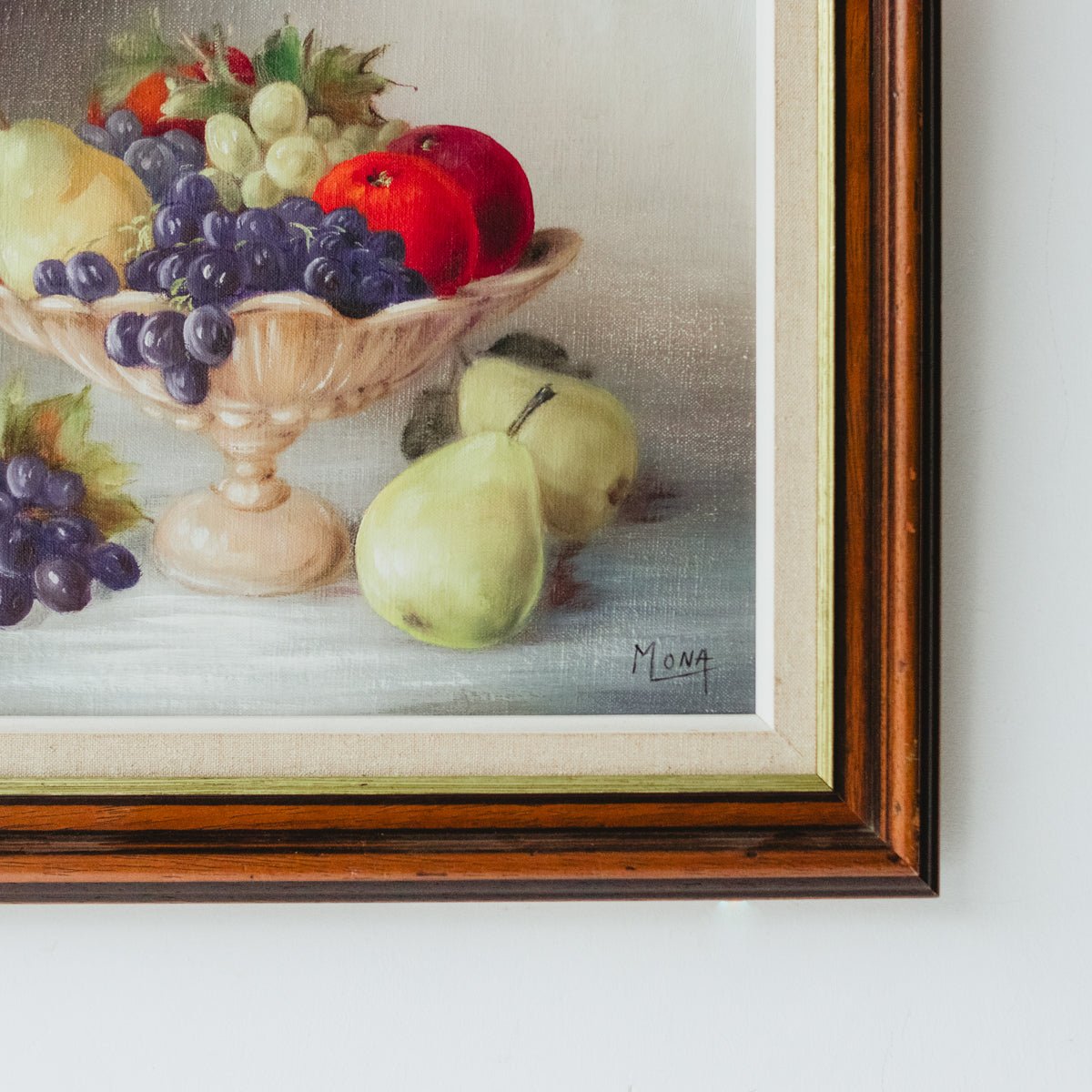 Still Life with Fruit Oil Painting - elsie green - art