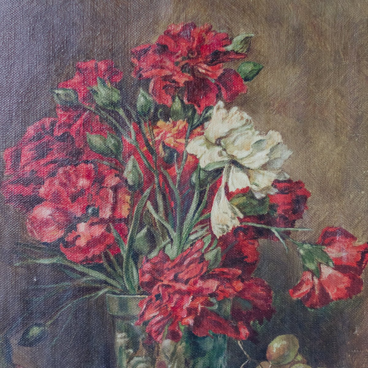 Still Life with Geraniums Oil Painting - elsie green - art