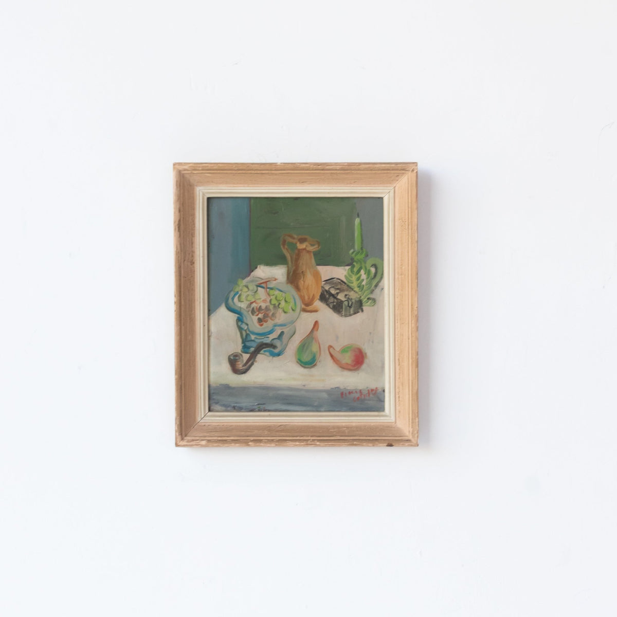Still Life with Grapes and Figs Oil Painting - elsie green - art