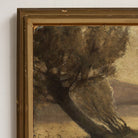 Still Life with Grapes and Pears Oil Painting | Landscape on Verso - elsie green - art