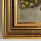 Still Life with Grapes and Pears Oil Painting | Landscape on Verso - elsie green - art