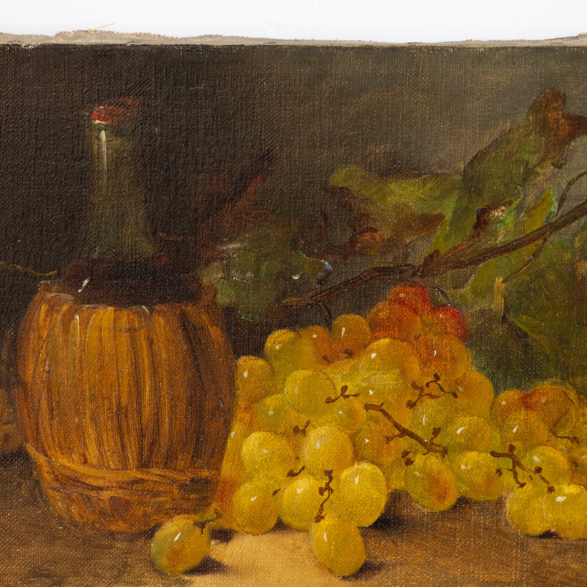 Still Life with Grapes Oil Painting - elsie green - art