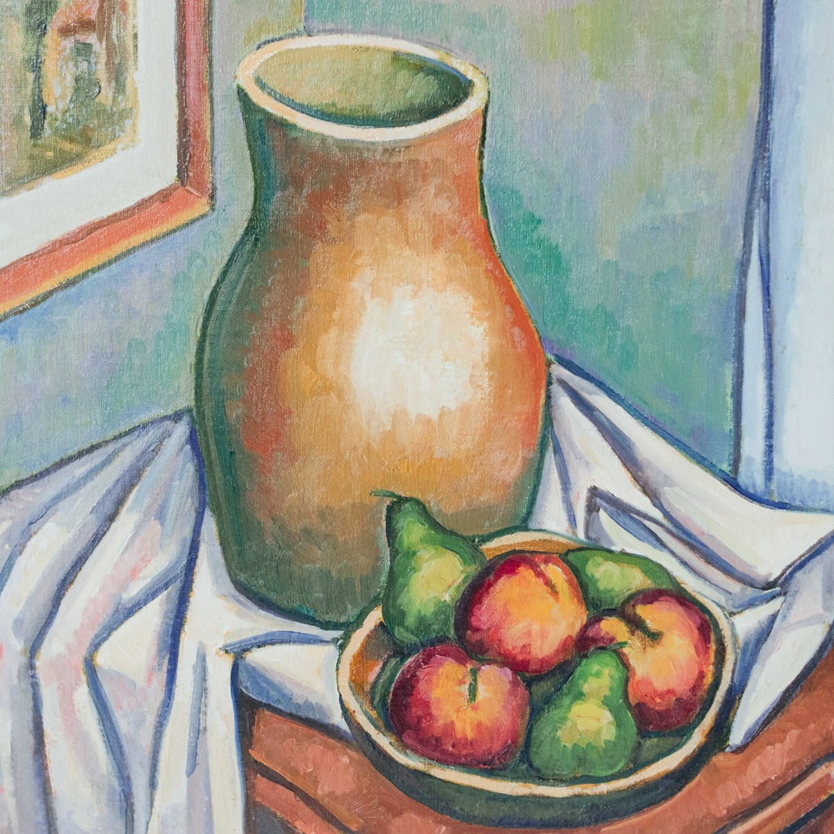Still Life with Pears Oil Painting - elsie green - art