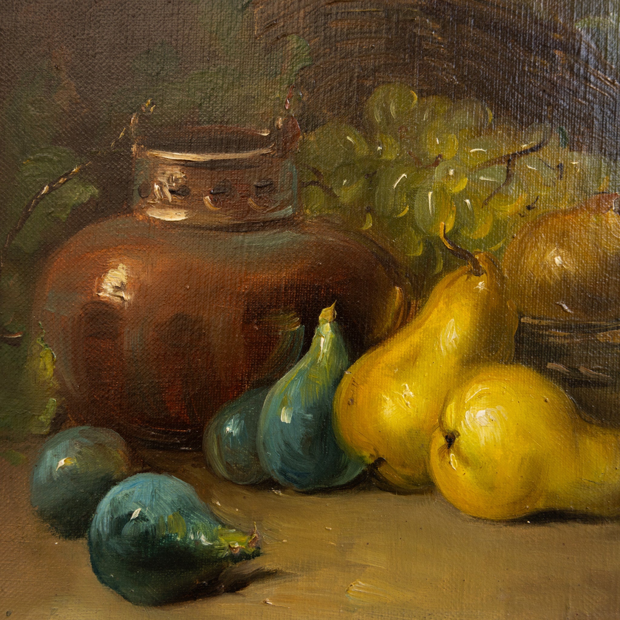 Still Life with Pears Oil Painting - elsie green - art
