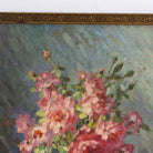 Still Life with Pink Flowers Oil Painting - elsie green - art