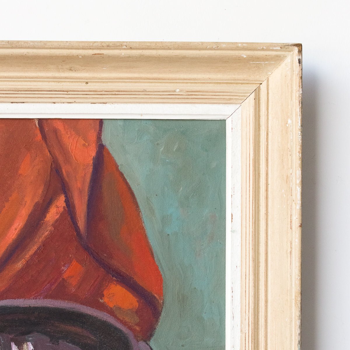 Still Life With Red Drape Oil Painting - elsie green - Art