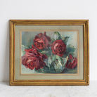 Still Life with Roses Watercolor Painting - elsie green - art