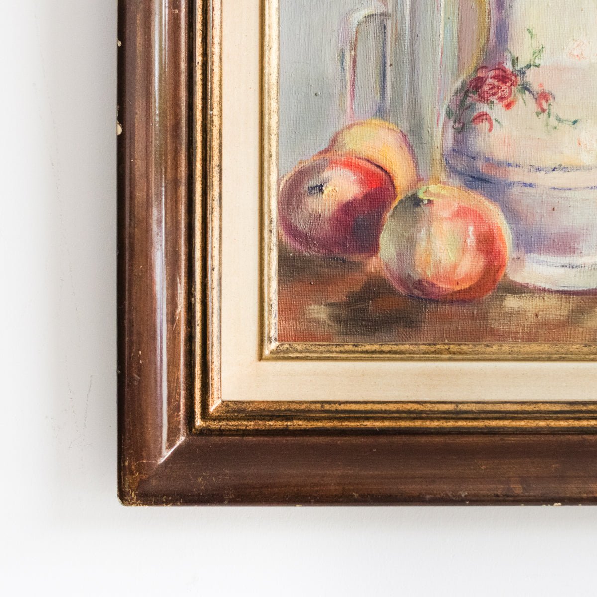 Still Life with Stone Fruit Oil Painting - elsie green - art