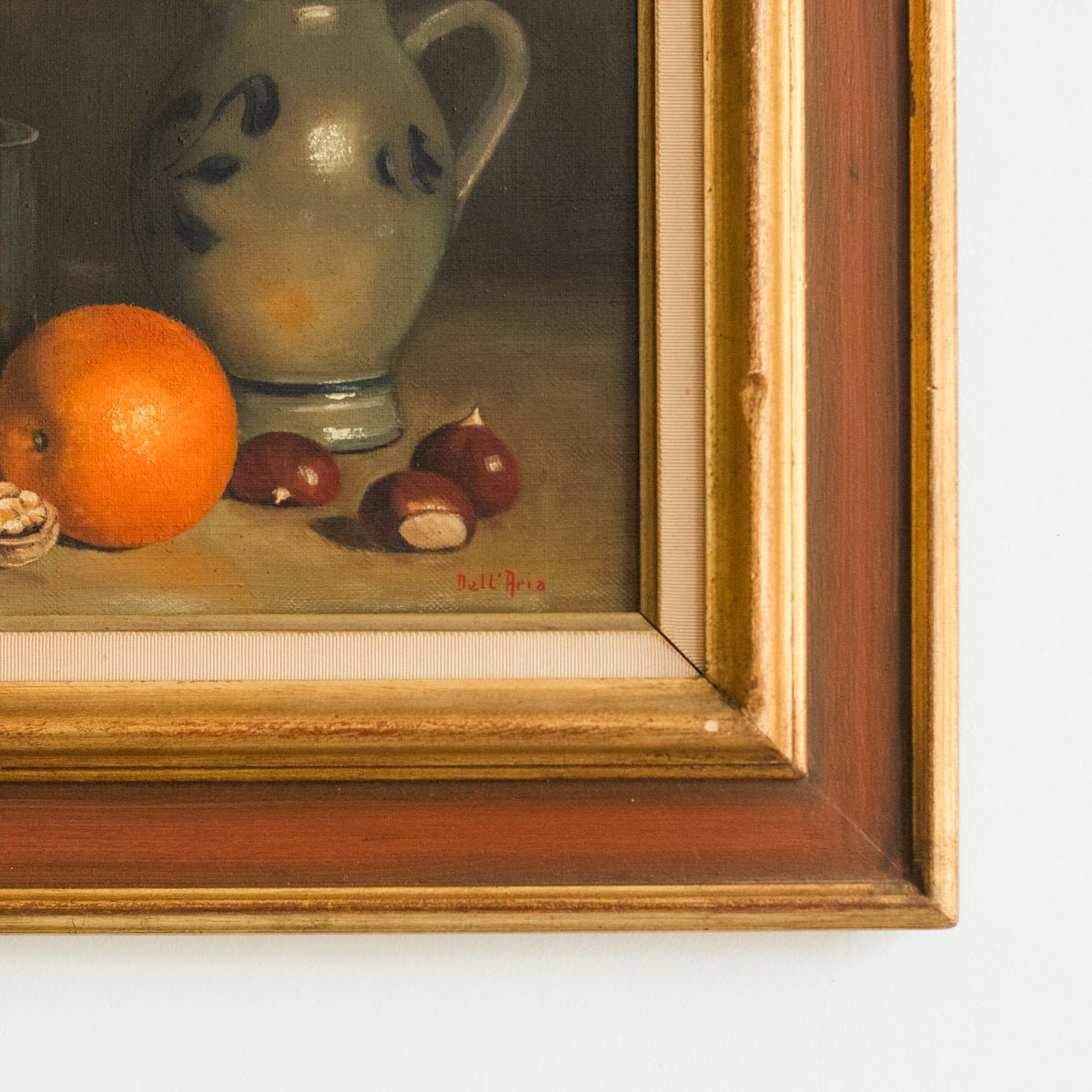Still Life with Stoneware Pitcher Oil Painting - elsie green - art
