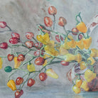Still life with Tulips Watercolor Painting - elsie green - art
