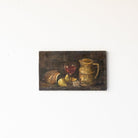 Still Life With Wine And Pears Oil Painting - elsie green - Art