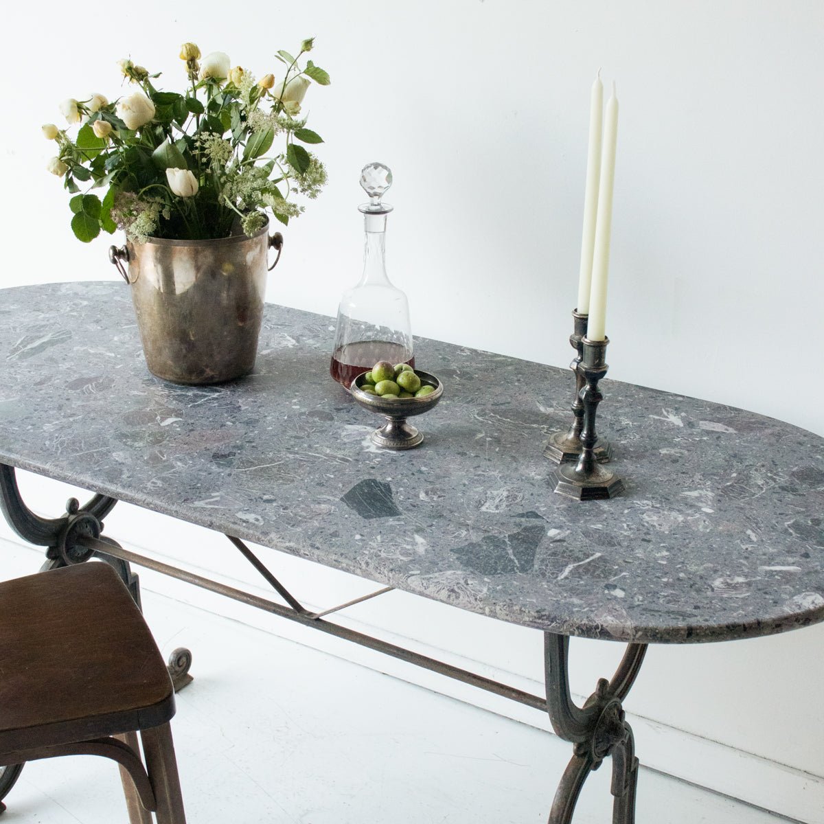 Stone Bistro Table - elsie green - Furniture