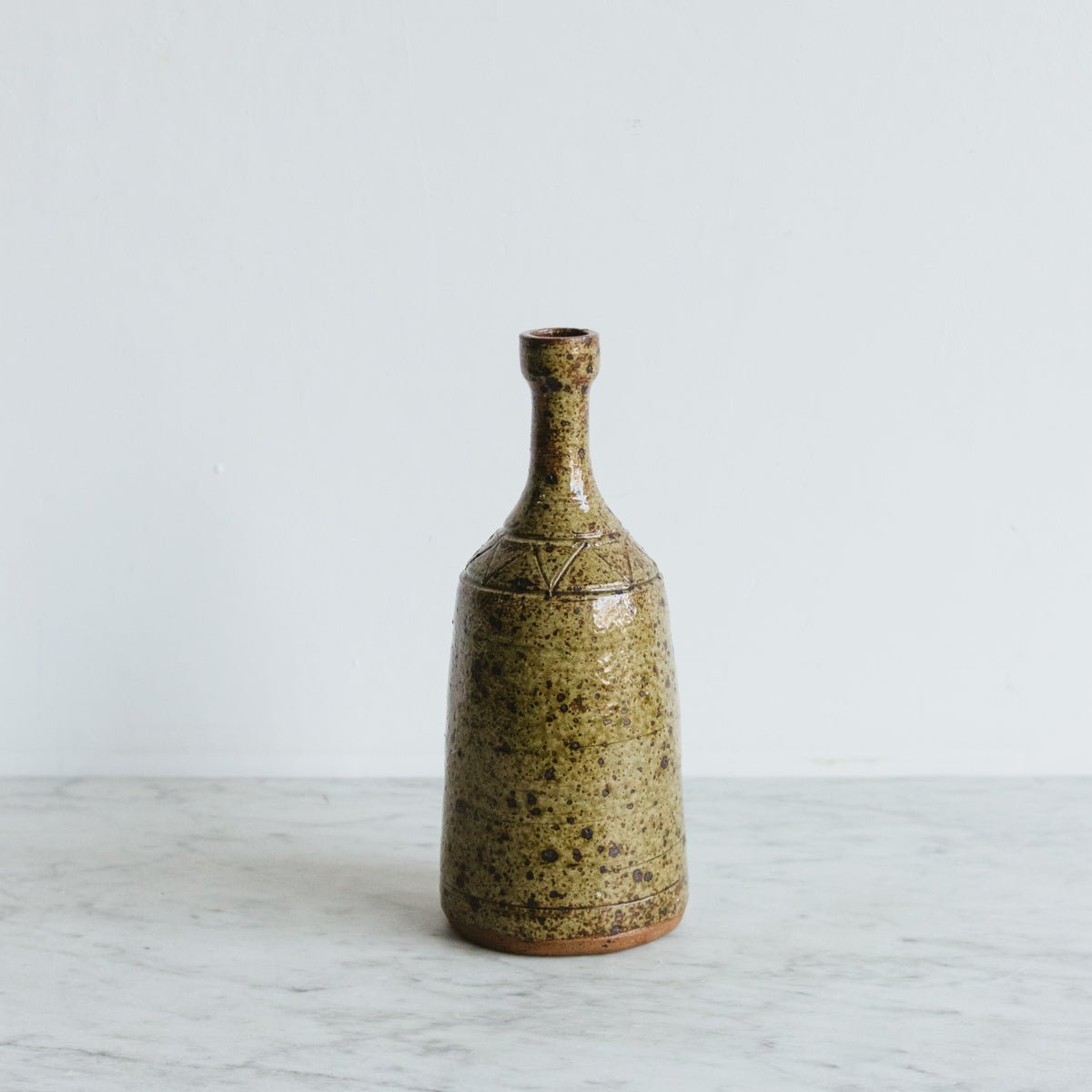 Stoneware Bottle | Signed by Artist - elsie green - art