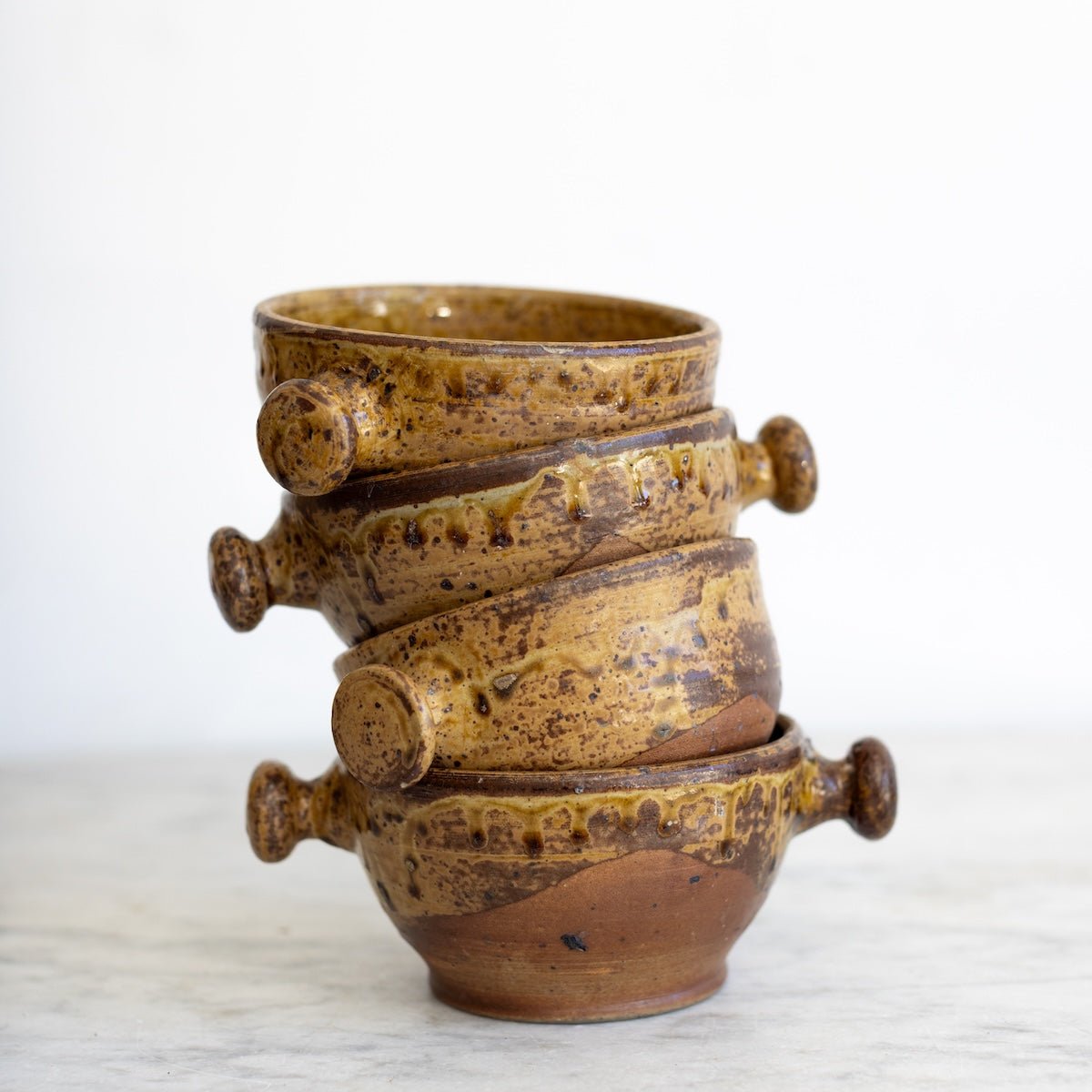 Stoneware Bowl Set of 4 | Signed by Artist - elsie green - The French Kitchen