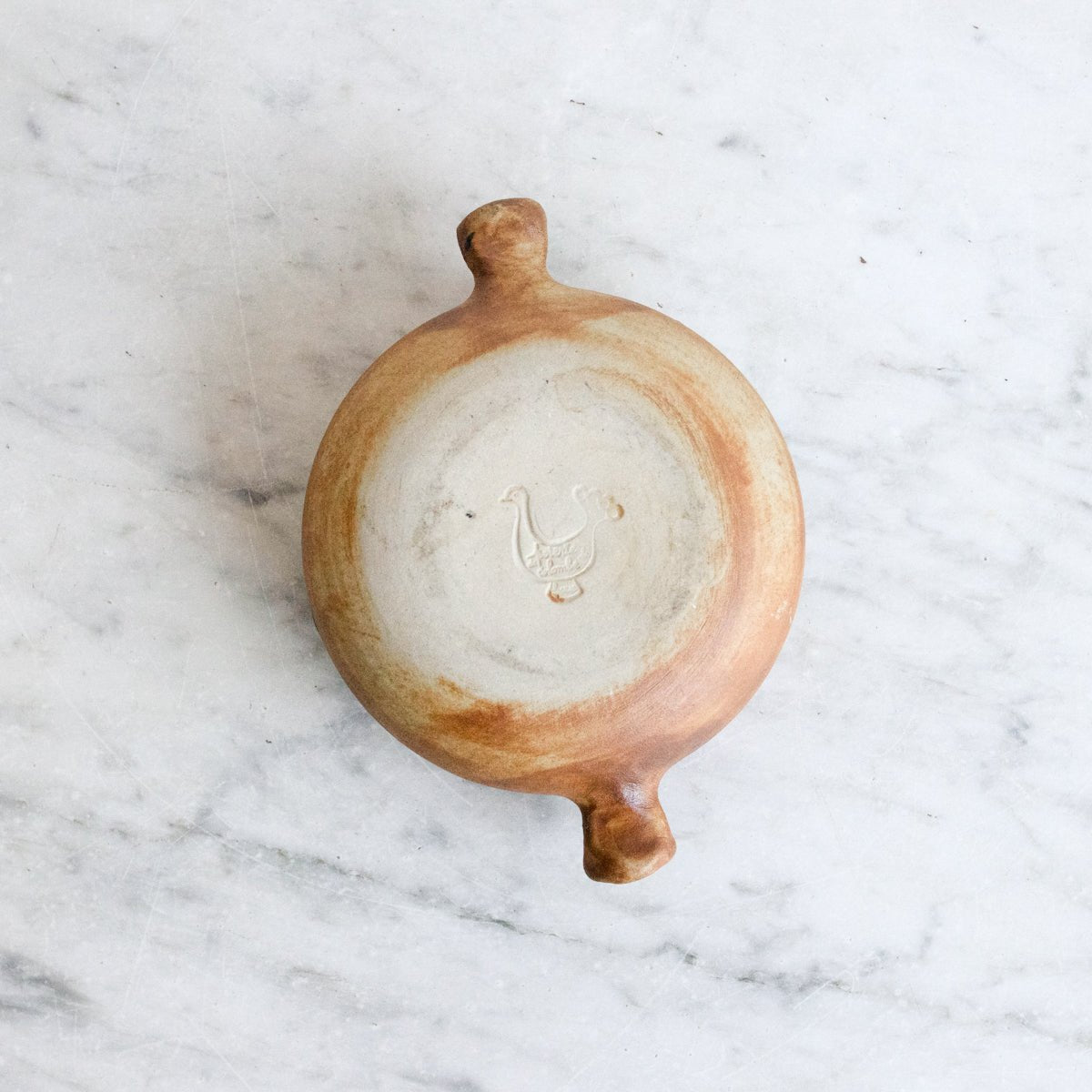 Stoneware Bowl with Chicken Stamp | Signed by Artist - elsie green - the french kitchen
