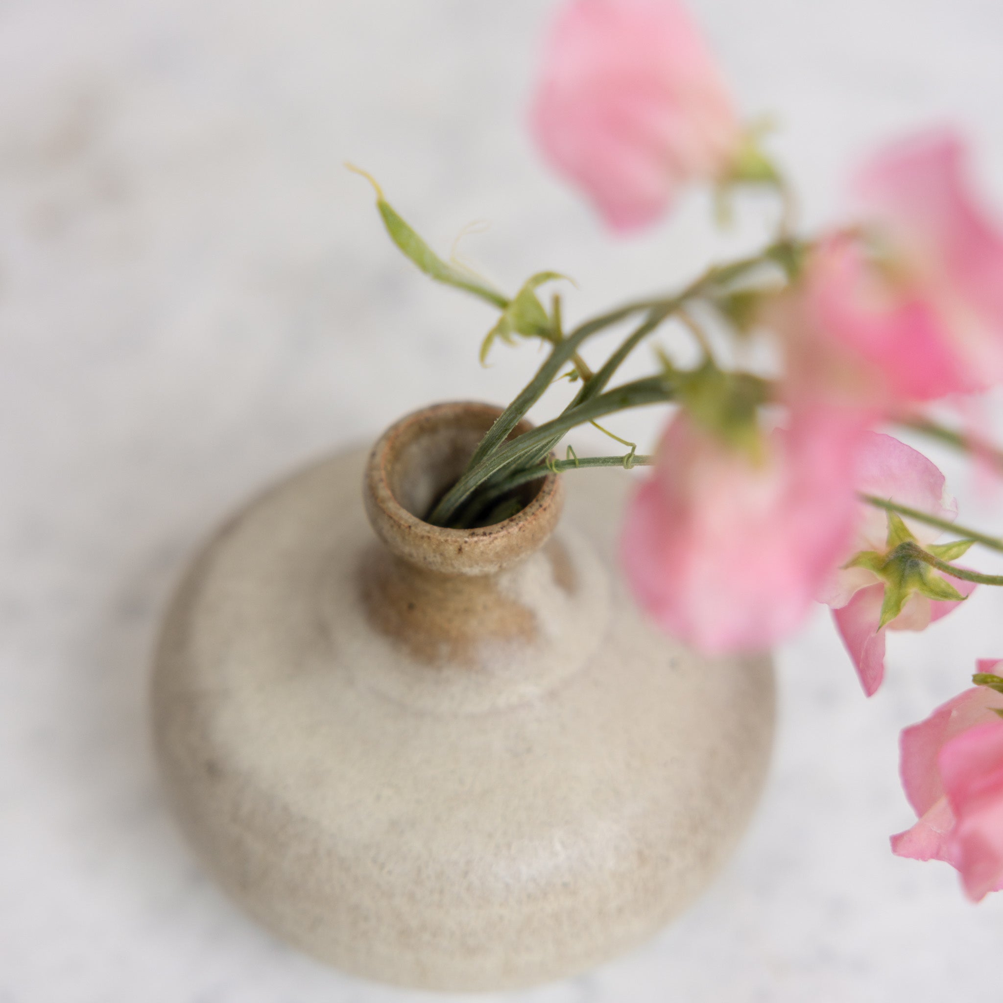 Stoneware Bud Vase | Signed by Artist - elsie green - art