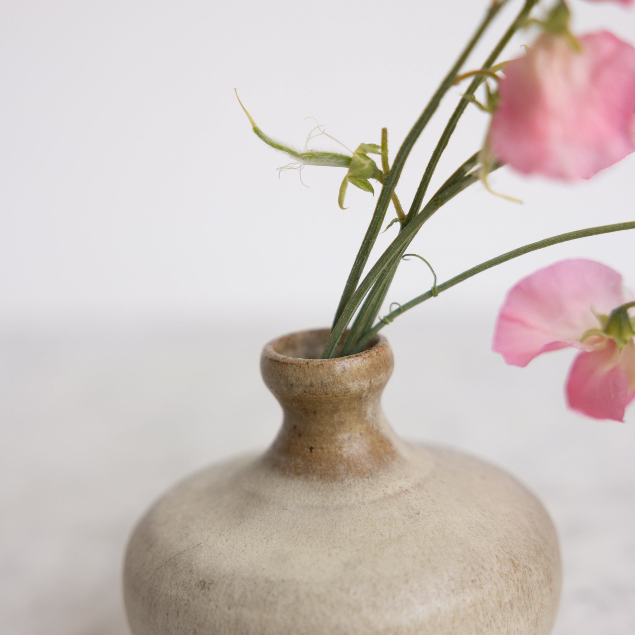 Stoneware Bud Vase | Signed by Artist - elsie green - art