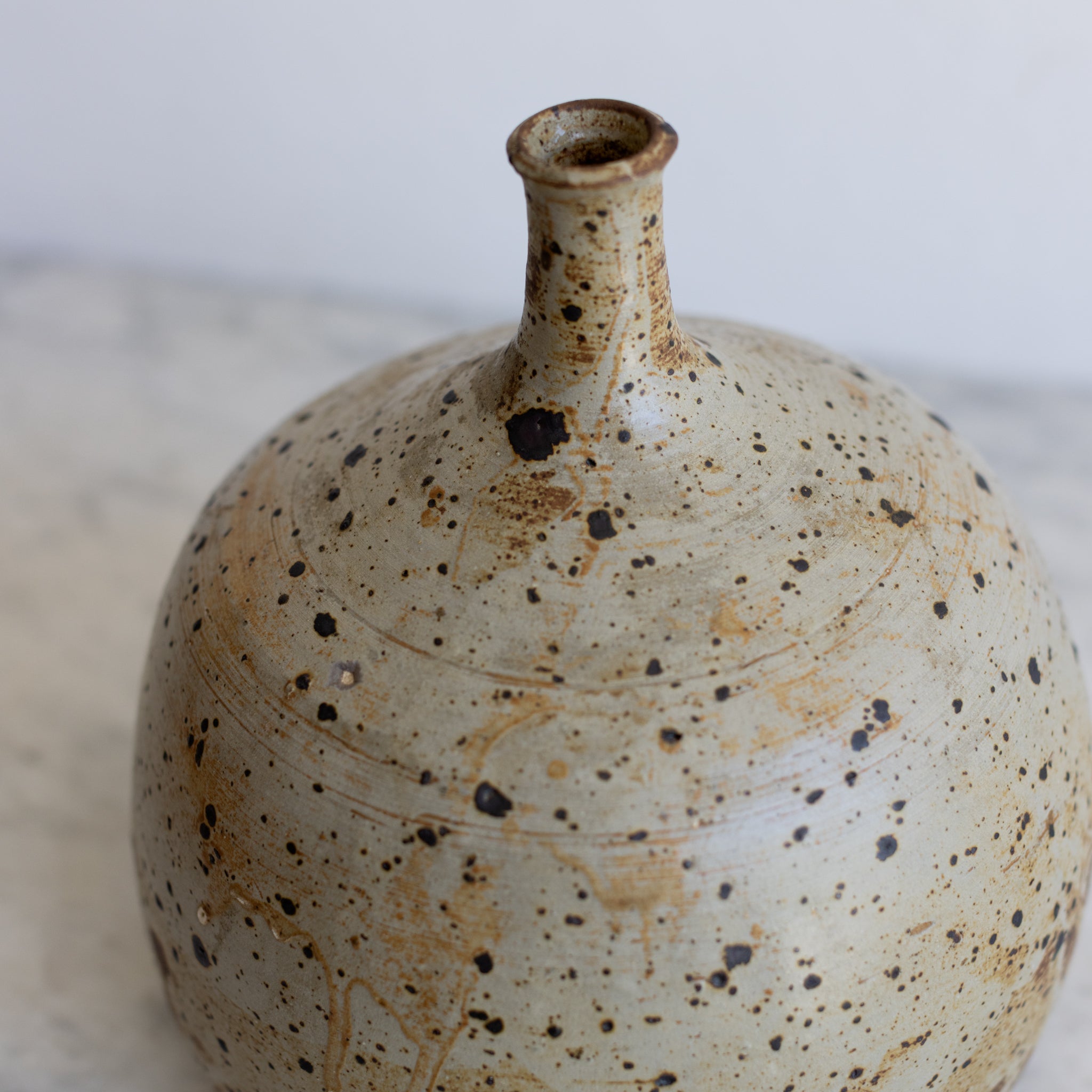 Stoneware Bud Vase | Signed by Artist - elsie green - decor