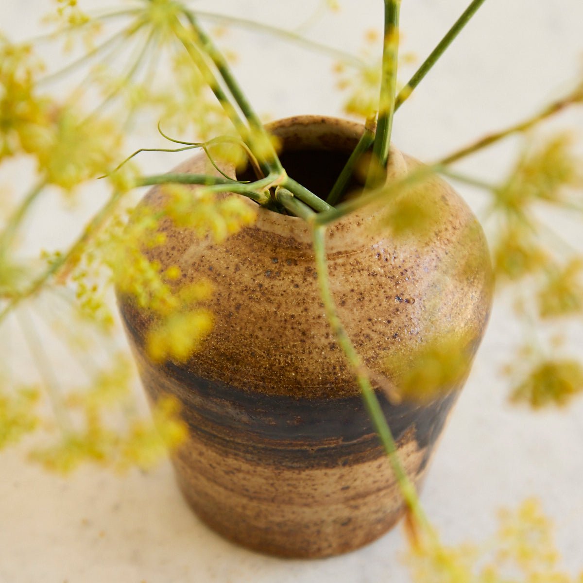Stoneware Bud Vase | Signed by Artist - elsie green - the french kitchen