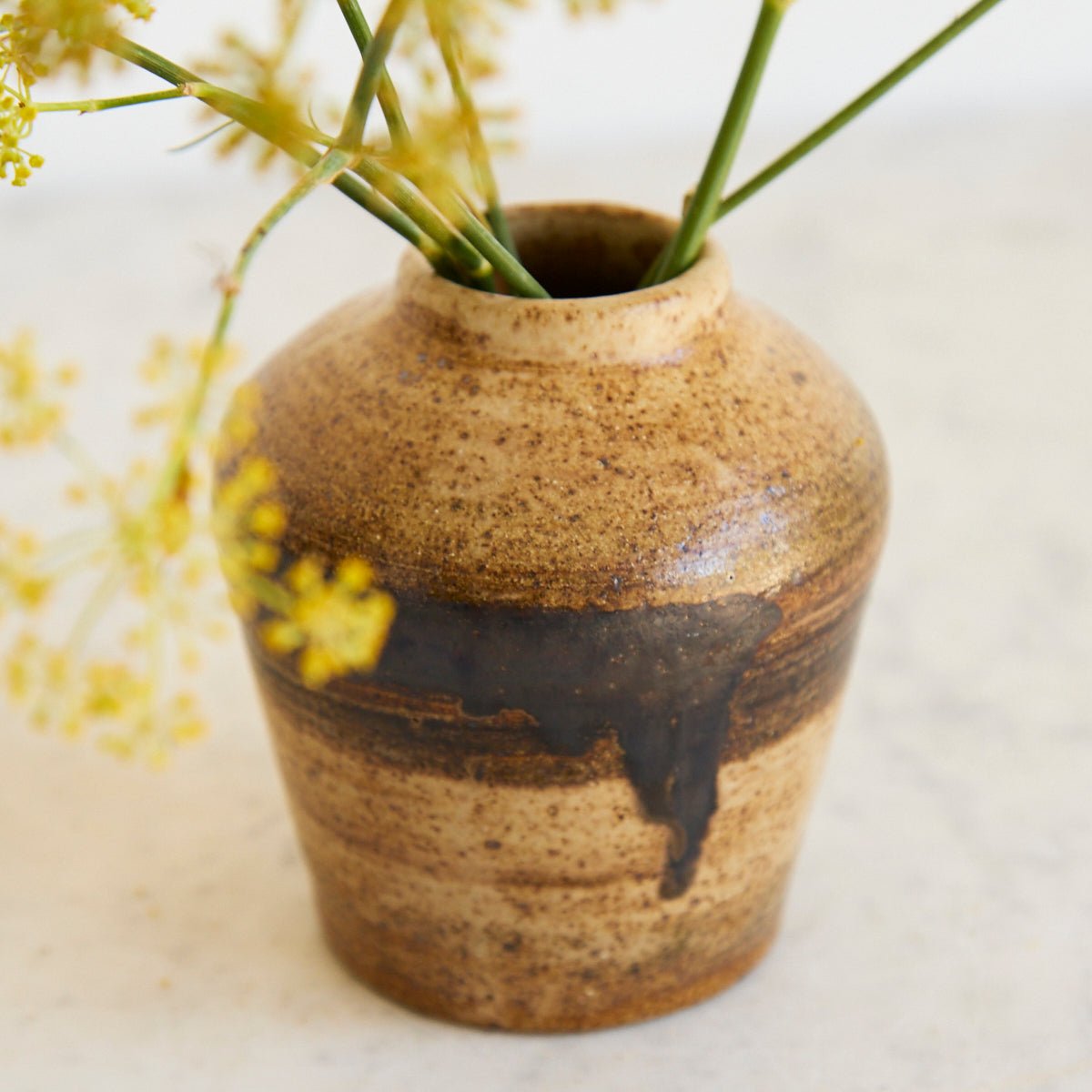 Stoneware Bud Vase | Signed by Artist - elsie green - the french kitchen