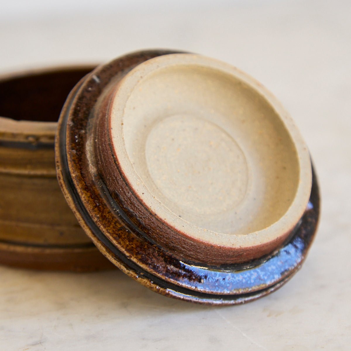 Stoneware Butter Crock - elsie green - the french kitchen