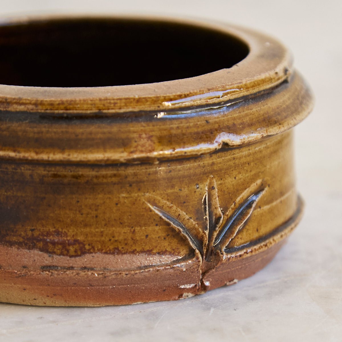 Stoneware Butter Crock - elsie green - the french kitchen