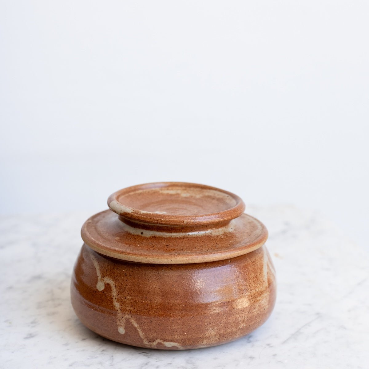 Stoneware Butter Keeper | Signed by Artist - elsie green - the french kitchen