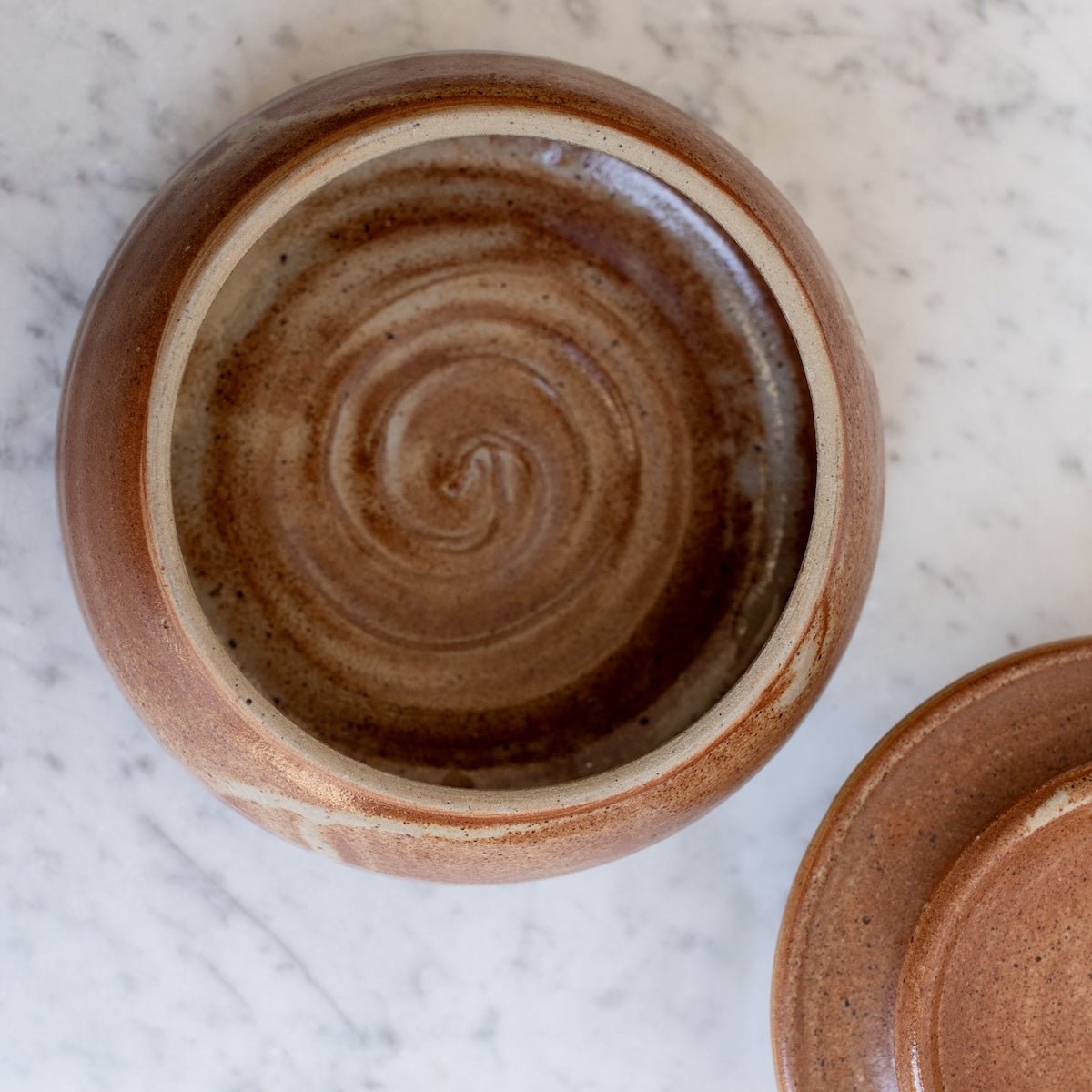 Stoneware Butter Keeper | Signed by Artist - elsie green - the french kitchen