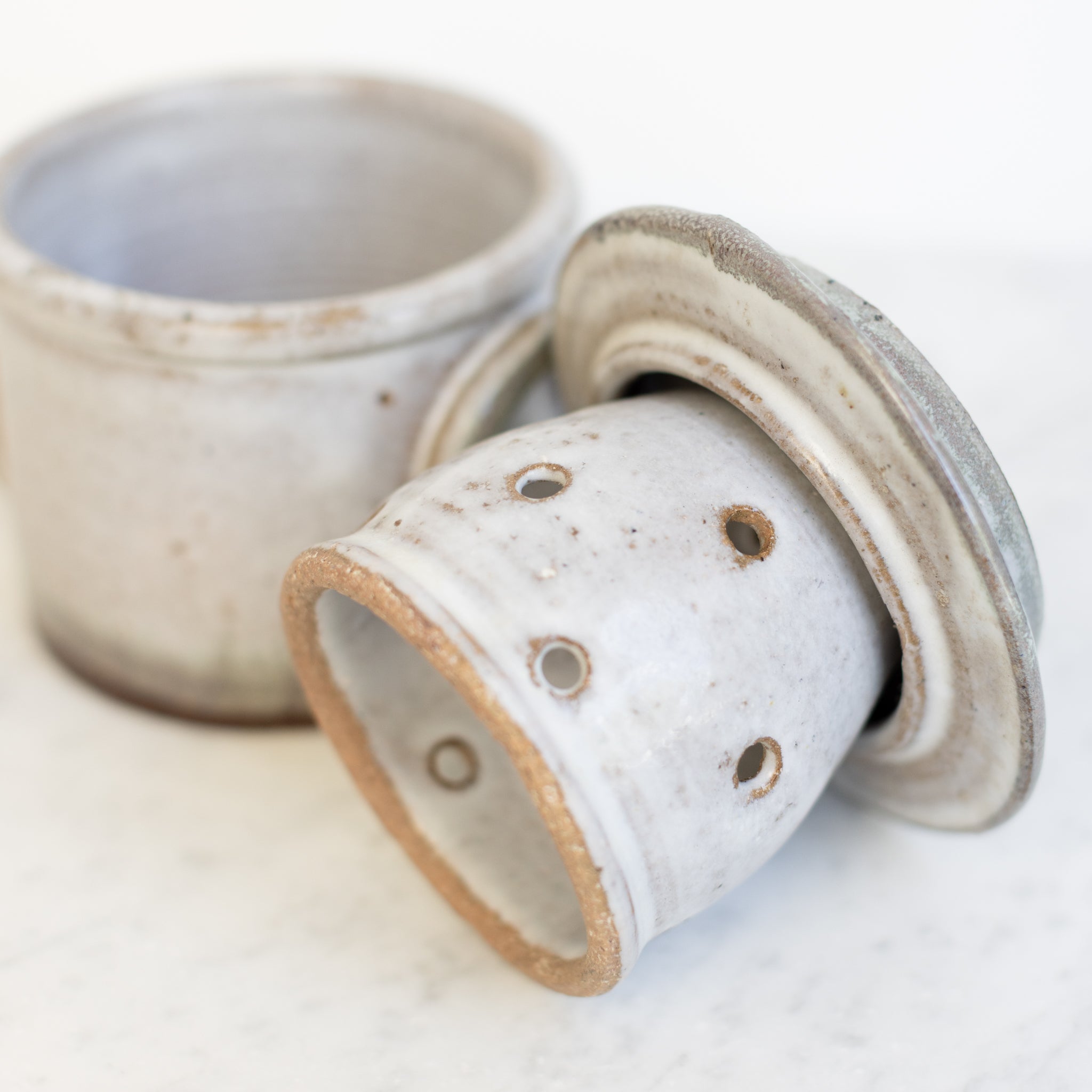 Stoneware Butter Keeper - elsie green - the french kitchen