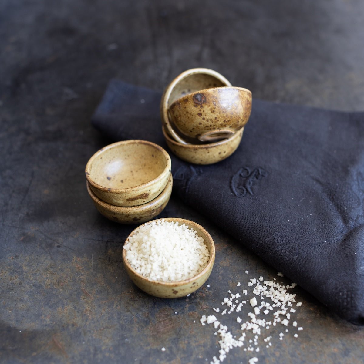 Stoneware Butter Pat Set of 6 - elsie green - the french kitchen