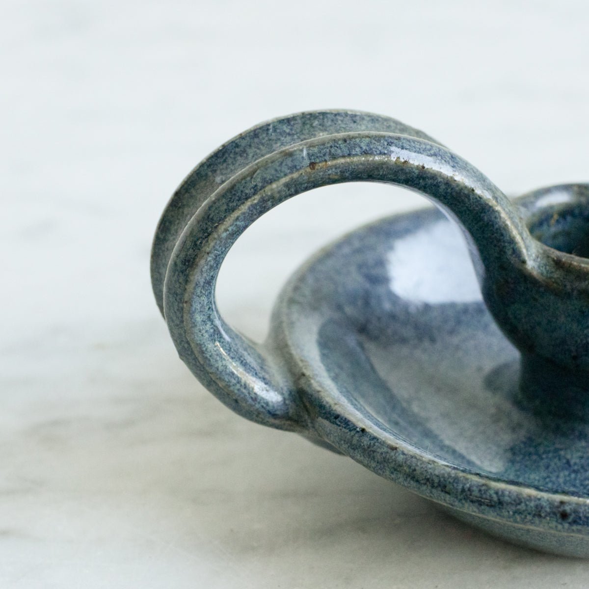 Stoneware Candlestick - elsie green - decor