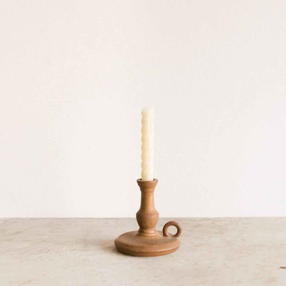 Stoneware Candlestick - elsie green - decor
