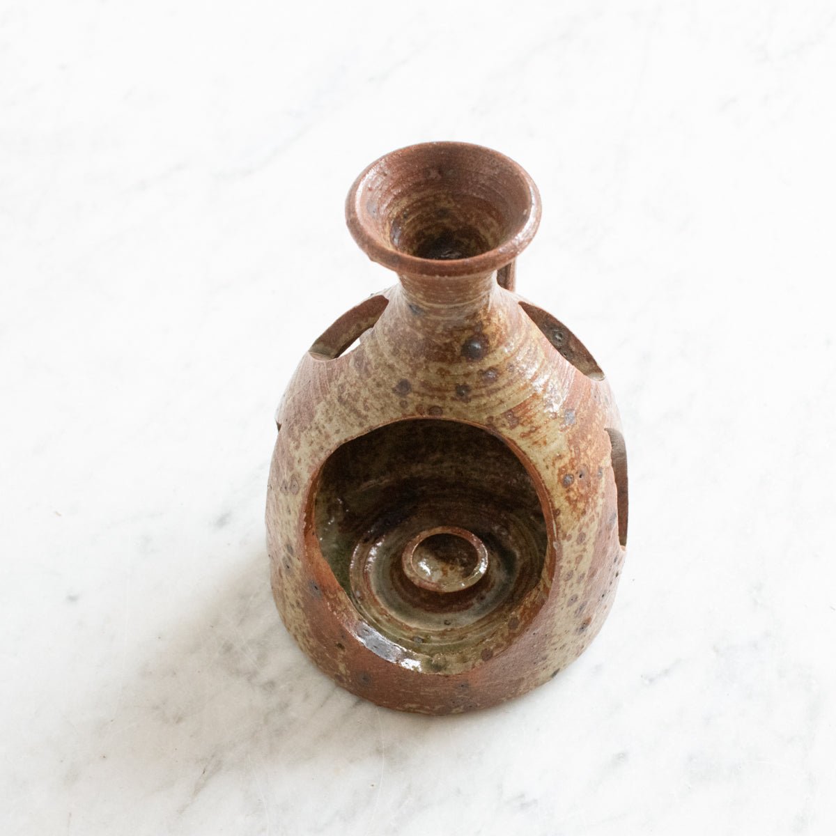 Stoneware Candlestick - elsie green - decor