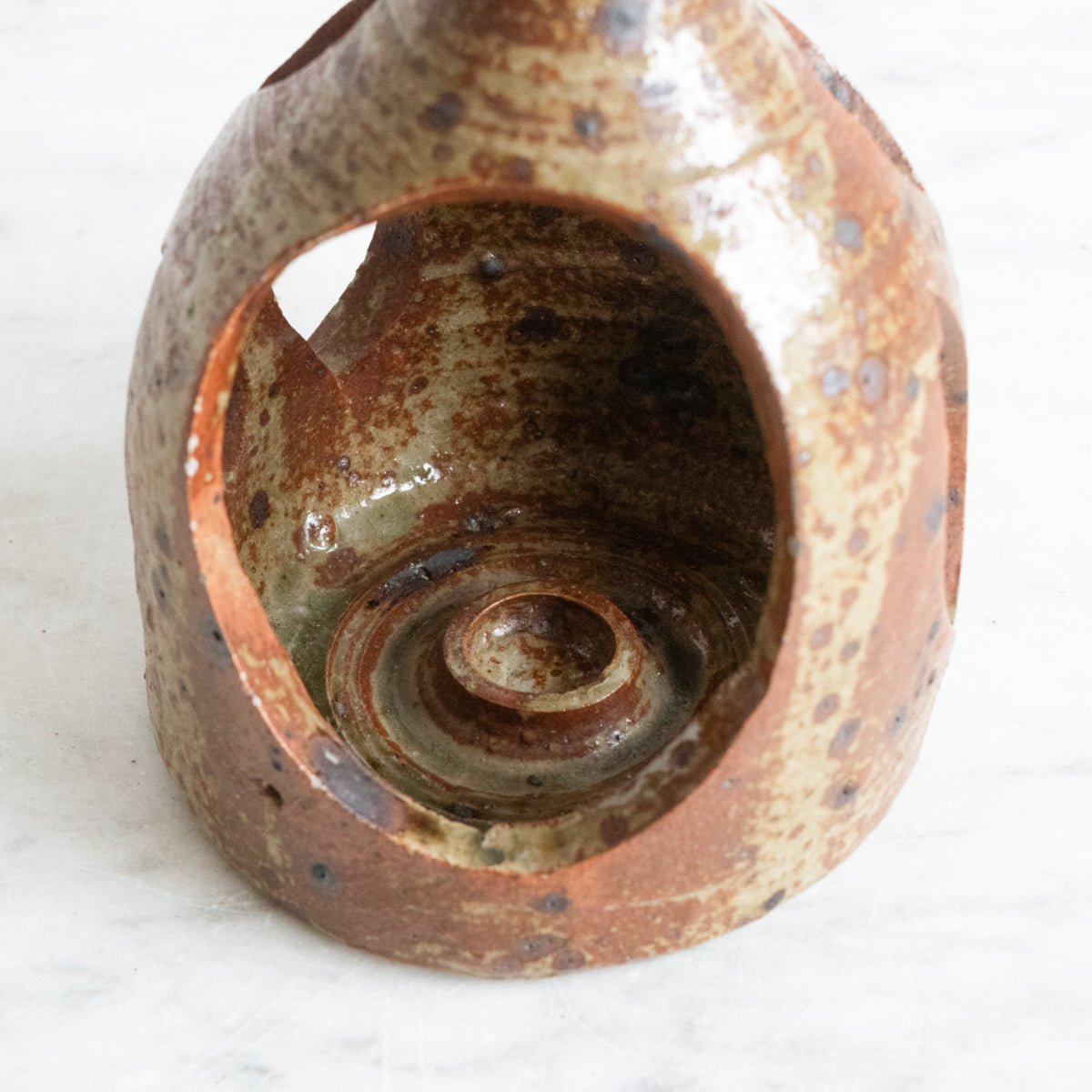 Stoneware Candlestick - elsie green - decor
