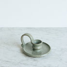 Stoneware Candlestick - elsie green - decor