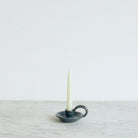 Stoneware Candlestick - elsie green - decor
