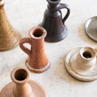 Stoneware Candlestick - elsie green - decor