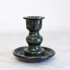 Stoneware Candlestick - elsie green - decor