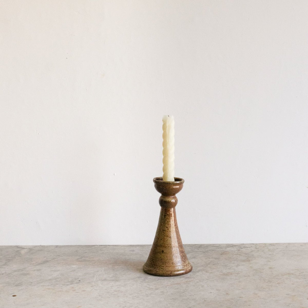 Stoneware Candlestick - elsie green - decor