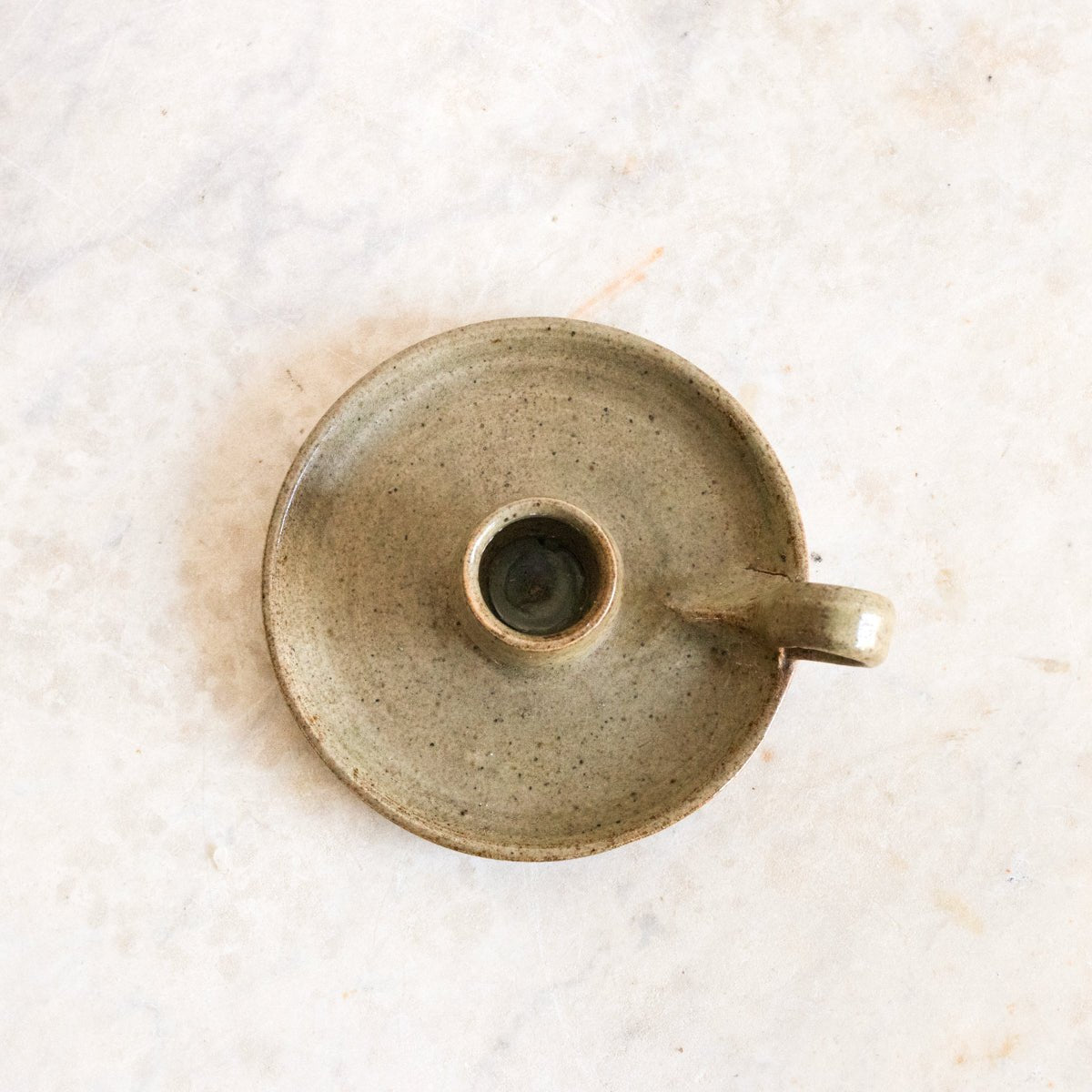 Stoneware Candlestick - elsie green - decor