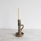 Stoneware Candlestick | Signed By Artist - elsie green - decor