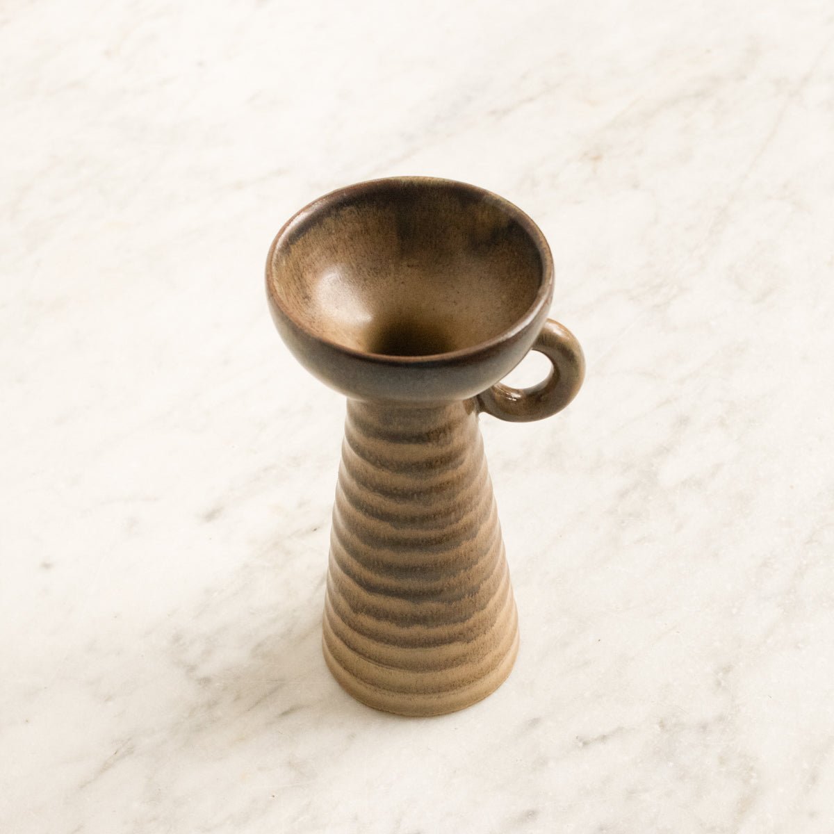 Stoneware Candlestick | Signed By Artist - elsie green - decor