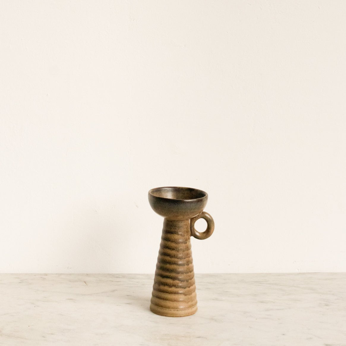Stoneware Candlestick | Signed By Artist - elsie green - decor